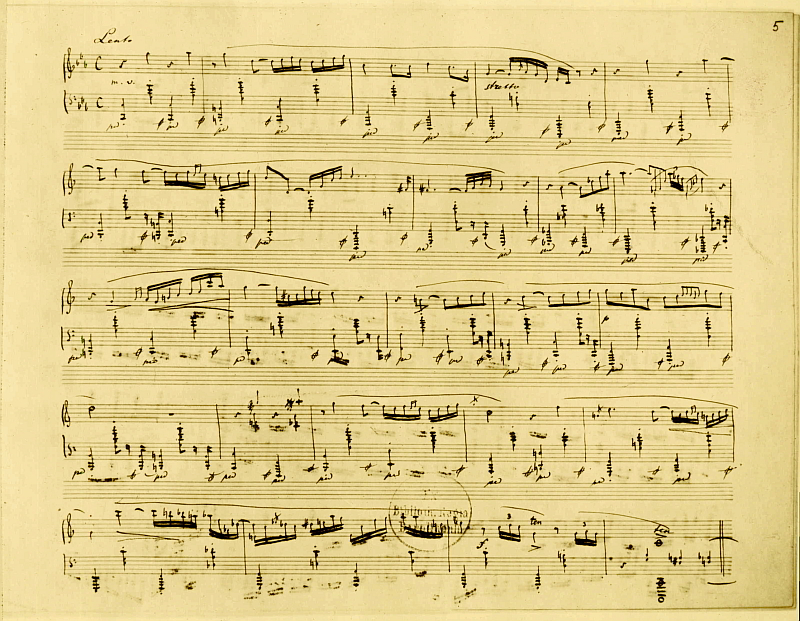 Nokturn c-moll op. 48 nr 1. Kopia Juliana Fontany.