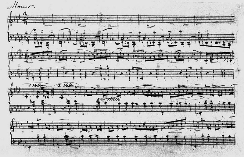 4. Fryderyk Chopin - Mazurka in F minor, op. 7, no. 3
